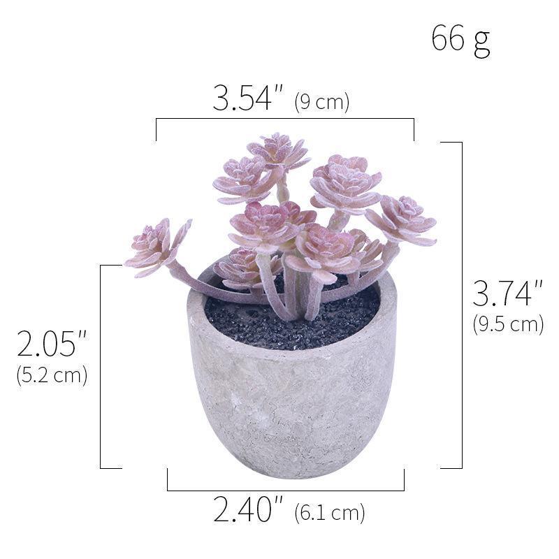 Sets of 1/3 Mini Artificial Succulent Plants - Best Faux Plants
