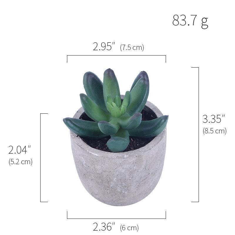 Sets of 1/3 Mini Artificial Succulent Plants - Best Faux Plants