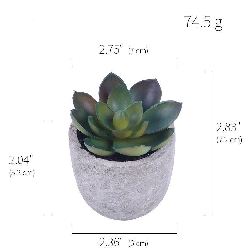Sets of 1/3 Mini Artificial Succulent Plants - Best Faux Plants