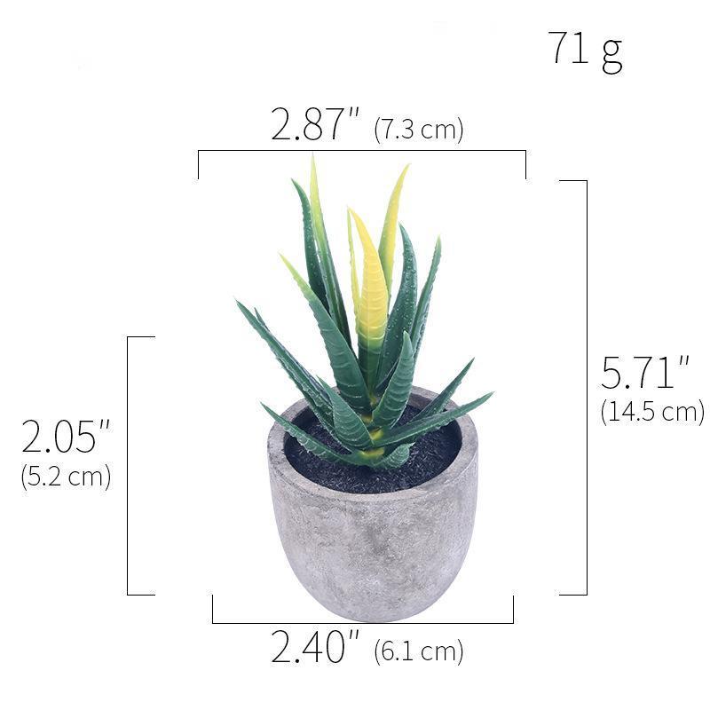 Sets of 1/3 Mini Artificial Succulent Plants - Best Faux Plants