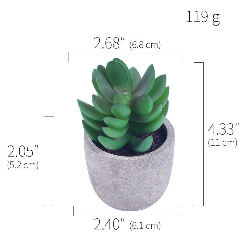 Sets of 1/3 Mini Artificial Succulent Plants - Best Faux Plants