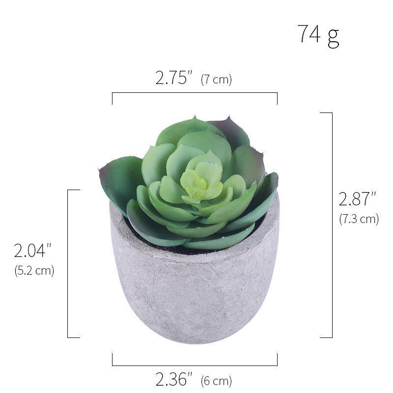 Sets of 1/3 Mini Artificial Succulent Plants - Best Faux Plants