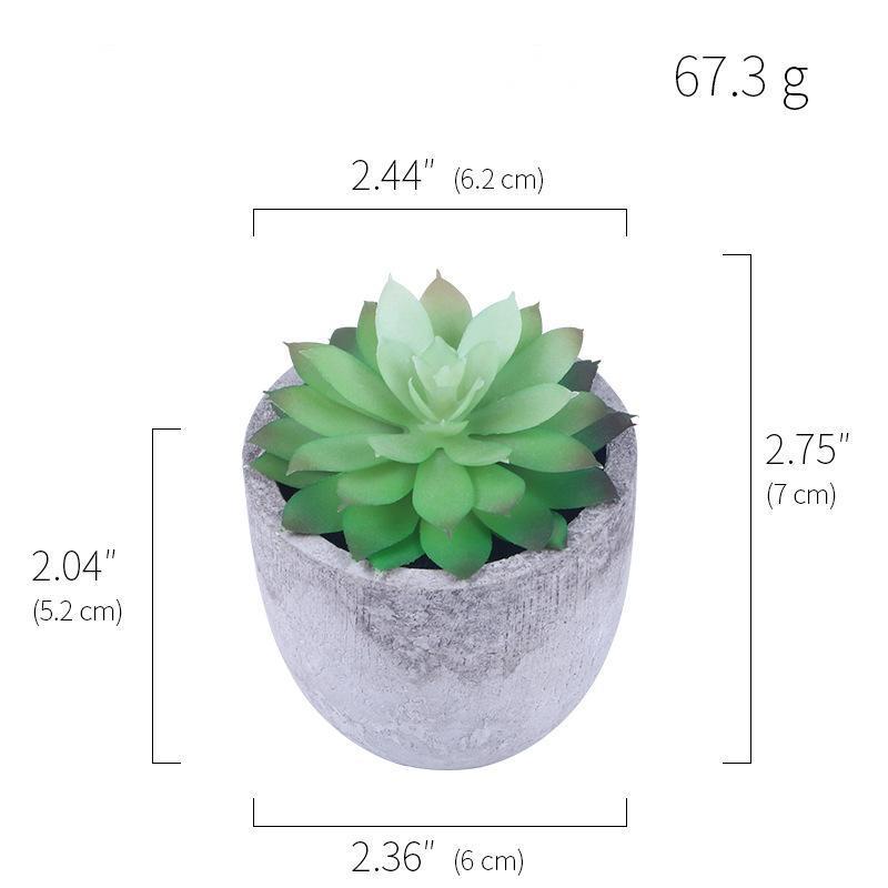 Sets of 1/3 Mini Artificial Succulent Plants - Best Faux Plants